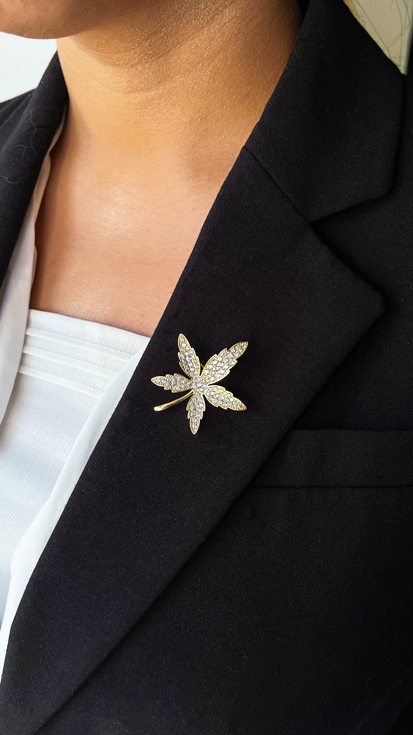 Maple Leaf Brooch