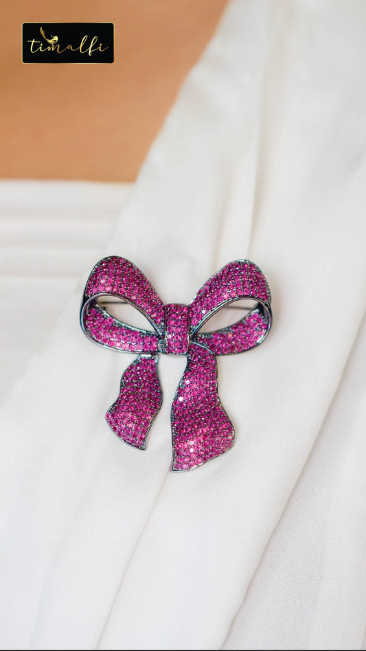Pink Ribbon Brooch