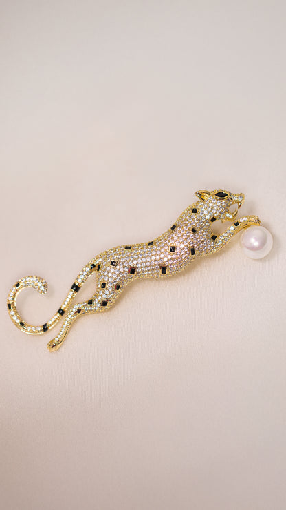 Jaguar Brooch