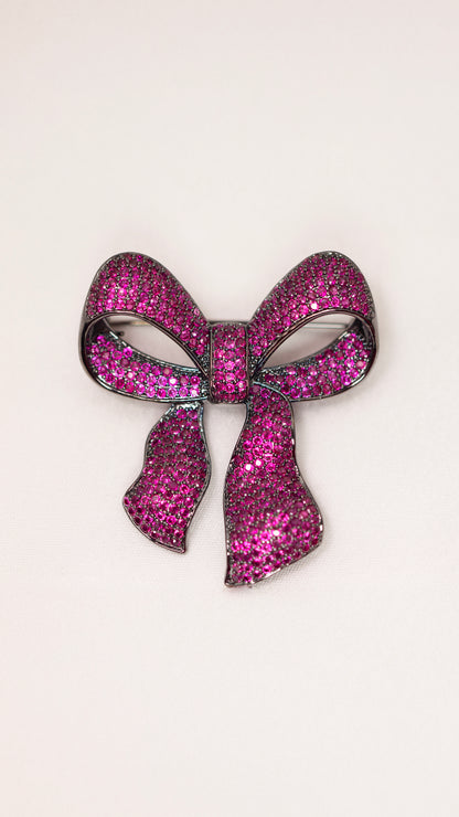 Pink Ribbon Brooch